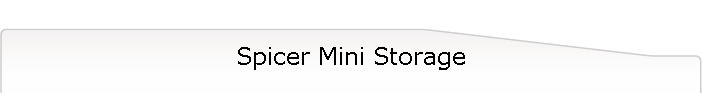 Spicer Mini Storage